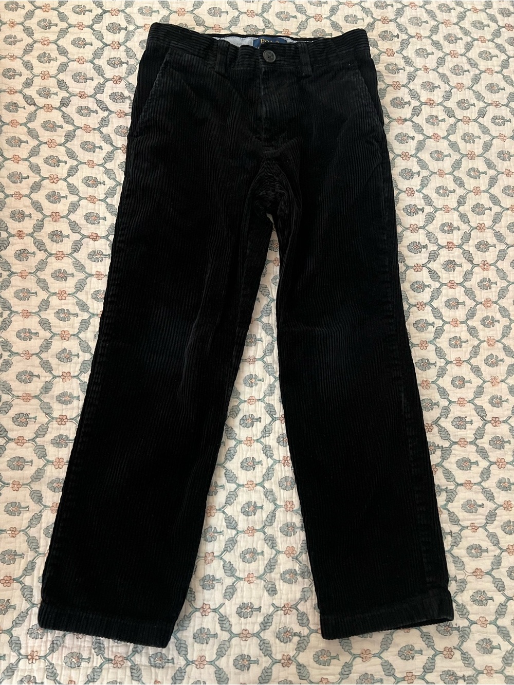 Ralph Lauren Black Corduroy Kids Pants